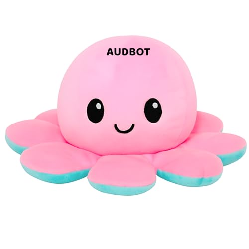 Image of AUDBOT Octopus Soft Toys 20cm Cute Plush Stuffed Animal for Kids, Babies, Boys & Girls | Adorable Plushie Mood Changing Toy for Best Gift & Home Decor