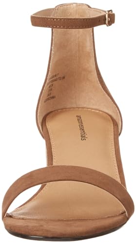 Image of Amazon Essentials Women's Two Strap Ankle Strap Block Heel Sandal