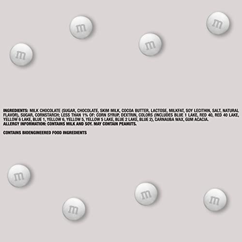 M&M’s Pearl Milk Chocolate Candy, 5Lbs Of M&M's In Resealable Pack For Candy Bars, Wedding Receptions, Graduations, Birthday Parties, Dessert Tables & Diy Party Favors #TOP6