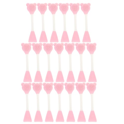 Pinceau double tête en silicone Healeved Lot de 20 applicateurs pour masque