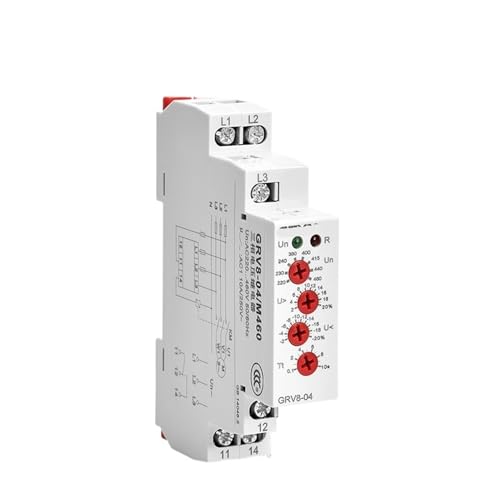 Protecteur de séquence phases GRV8-03 contre les surchauffes triphasées 380V