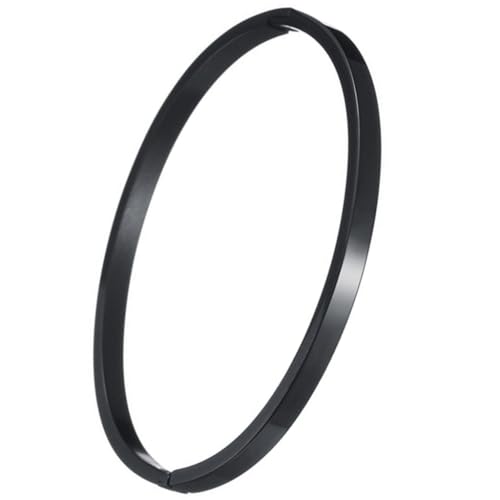 Jude Jewelers 4mm Width Stainless Steel Classic Simple Plain Open Clasp Bangle Bracelet