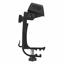 【Secure Fastening】: This drum clip firmly holds s with diameters from 18 to 28mm, providing reliable stability during performances or recordings 【Universal Compatibility】: Drum Rim Mic Clips is designed as a versatile instrument mount, which works we...