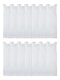Fruit of the Loom Men's Tag-Free Tank A-Shirt, 14 Pack-White, X-Large