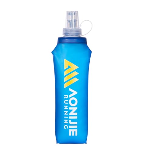 AONIJIE Lovtour Water Soft Flask Collapsible BPA Free TPU Water Bottle for Running, Marathon Hiking and Cycling (500ml)