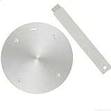 Taille : l'assiette a un diamètre de 20 cm, ce qui est idéal pour accueillir des ustensiles de cuisine plus petits comme des casseroles à moka, des cafetières et d'autres poêles qui ne sont pas compatibles avec l'induction