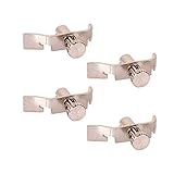 ERINGOGO Banjo-Zubehör 4Pcs Erhu Fine Erhu Parts Erhu String Adjusters Premium Erhu Fine Tuners Tuners Edelstahl Stimmgerät Für Akustische Gitarre