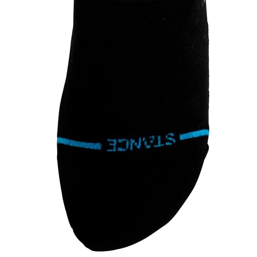 Image of Stance Icon Classic Casual No Show Socks 3-Pack, No Slip Grip - Cotton Blend - Light Cushioning - Arch Support