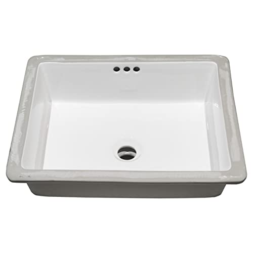 image for MSI 17 inch x 13 inch Flat Rectangle Porcelain Ceramic Undermount Bath