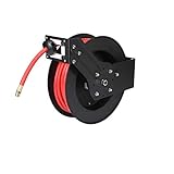 Central Pneumatic 50 Ft. Retractable Air/Water Hose Reel with 3/8