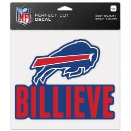 Sticker couleur Buffalo Bills Perfect Cut, l'accessoire durable pour customiser votre PC