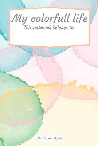 My Colorfull Life: Notebook