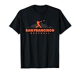 San Francisco Baseball Minimalist Vintage Baseball Lover T-Shirt