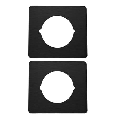 2PCSドア修理プレートステンレス鋼補強板固定フィラーハンドル固定カバー