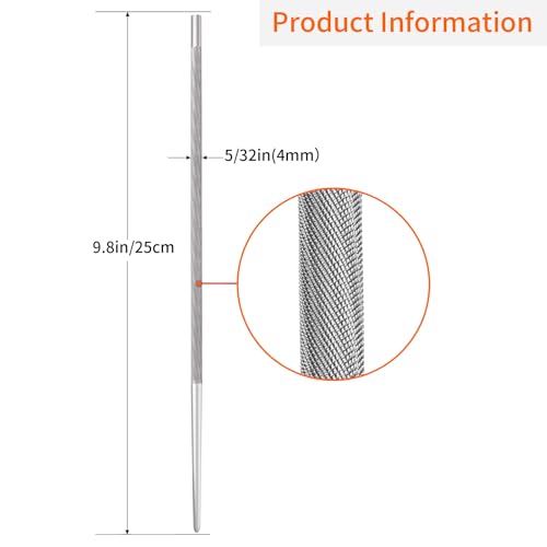 5/32 Chainsaw File,Chain Saw File, Professional Circular Chainsaw Chain Sharpening File Woodworking Chain Saw File,Chain Saw File Guide
