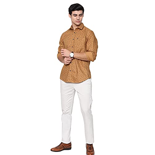 Image of blackberrys Beige Coloured Mens Trousers (Size: 36)-EK-Coltrane # Fawn