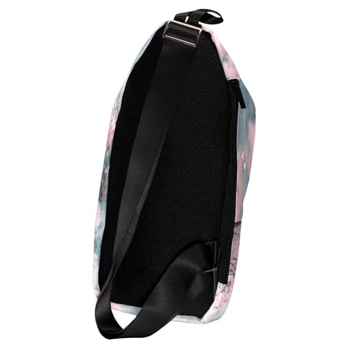 Sac à dos à bandoulière multicolore floral compact 16x36.5cm - 2