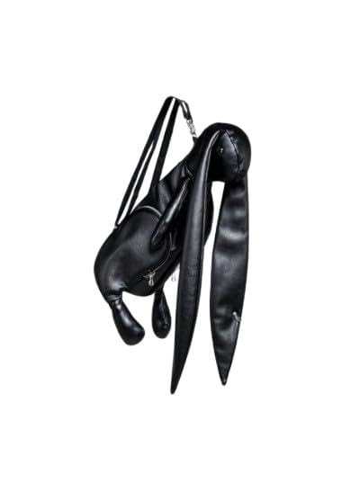 BACKPACK BUNNY HEFNER. BLACK