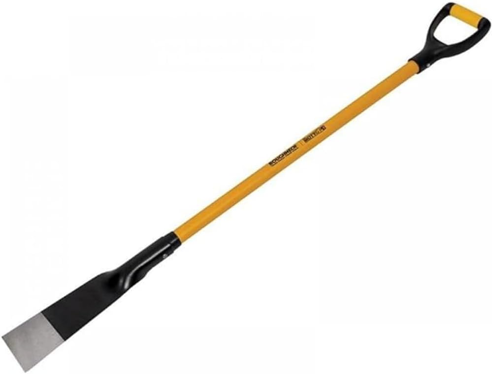 Roughneck The MUTT PRO Multi-Purpose Demolition Scraper – 100mm (4in) Heat Treated, Powder Coated Forged Steel Blade with Solid Fibreglass Core & D-Grip Handle