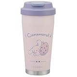 スケーター(Skater) ステンレス イージー タンブラー 480ml 保温 保冷 真空二重構造 サンリオ シナモロール ナチュラル STEM5-A