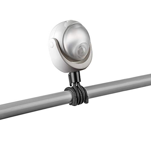 Limitless Innovations Lumenology Portable Led Motion Sensor Light Provides 148 Lumens With A 13 Ft Detectable Range And Flexible Tripod Base With Magnetic Option – Indoor/Outdoor (White) #TOP1