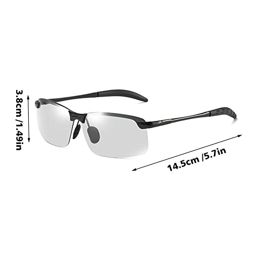 Men Polarized Photochromic Sunglasses for Driving Fishing Sports Day and Night Safety Glasses UV400 Protection 6