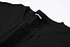 JMIERR Mens T Shirt Short Sleeve Plain Solid Basic Sportwear Casual Crewneck Tops Muscle Tee Textured Shirt,Black,2XL #4