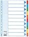 Produktbild Esselte Karton-Register, blanko, A4, 10-teilig, mehrfarbig,VE=10