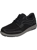 Josef Seibel Herren Low-Top Sneaker Enrico 26,Weite G (Normal),Wechselfußbett,Freizeitschuhe,Turnschuhe,Laufschuhe,schwarz,44 EU