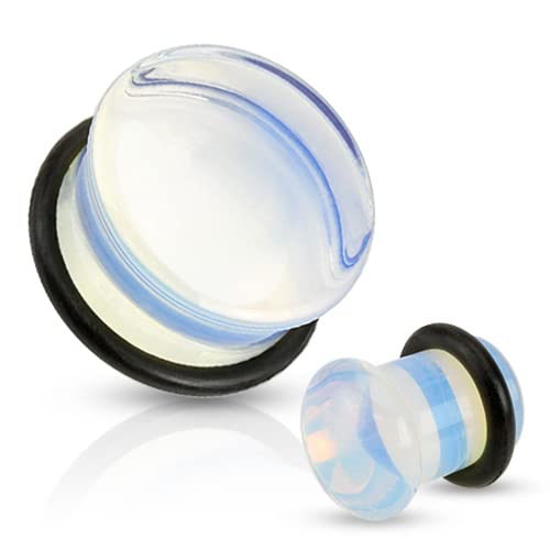 Amazon | [ピアスマニア] 00g 天然石『オニキス, オパールセント