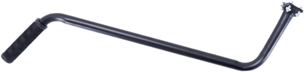 Toyvian Kids Bike Seat Push Bar Adjustable Rear Handle for Mountain Bikes Sturdy Safety Armrest for Children Learning to Ride Suitable for Boys and Girls Bicycle Trainer Support