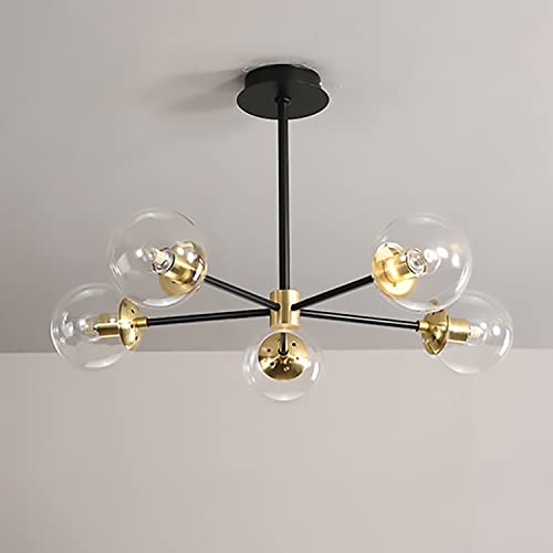 Lustre Spoutnik industriel moderne 10 lumières pour éclairage de chambre