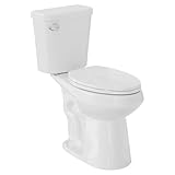 ADA Height 21' Elongated Two-Piece Toilet with Slow-Close PP Seat – Upgraded Power Flush, Single Side Handle, Includes Tank & Installation Hardware