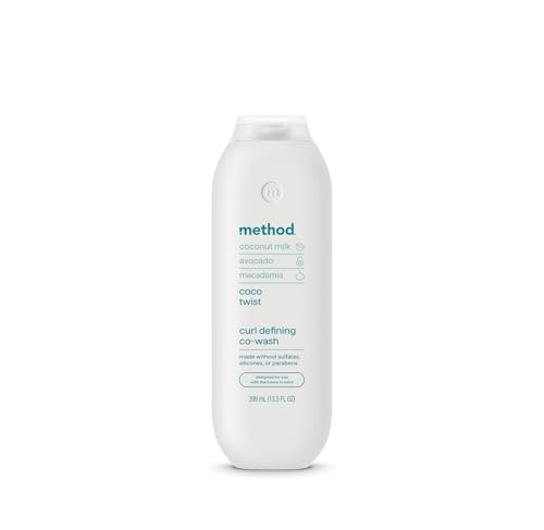 Image of Method Curl Defining Co-Wash, Coco Twist - Moisturizes & Detangles Hair - Sulfate Free, Paraben Free & Safe for Color Treated Hair - 13.5 oz