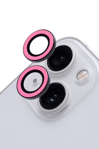 iFace Neo iPhone 13 mini /13 専用 カメラレンズ カバー 強化ガラス (ネオピンク)【 アイフェイス iPhone13 iPhone13mini カメラレンズプロテクター カメラフィルム 保護カバー キズ防止 汚れ防止 】