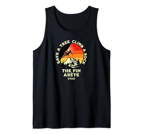 Save A Tree Climb A Rock Arete Climbing Tank Top