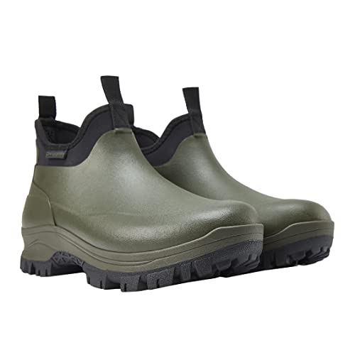 Sludgy 6" 4mm Forest green| Insulated Waterproof Rubber Ankle Waterproof Shoes for Rain and Mud, Fishing, Hunting (Adult, Men, 13, Numeric, US Footwear Size System, Medium)3