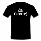  T-Shirt Ostdeutsch (XXL, schwarz)