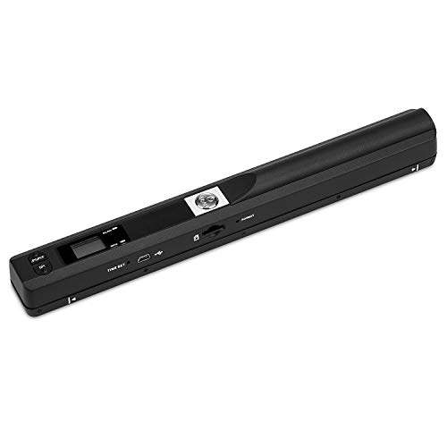 Mini Scanner Portable Diancui Scanner Mobile A4 Scanner de Poche 900 DPI Resolution sans Fil Sélection de Format JPG/PDF, USB 2.0 Haute Vitesse et Carte Micro SD 8G