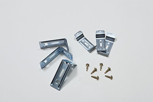 3 Qty, Blinds Bracket, Ceiling Mount Installation, L Brackets(2 1/2
