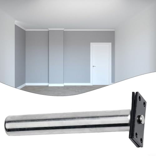Ferme-porte dissimulé - Charnière à ressort tubulaire avec mécanisme de fermeture douce - Amortisseur de porte intérieure résistant au feu - Dispositif de fermeture automatique - Argenté – vue 7