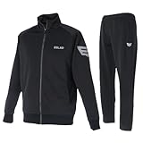 [エスラッド] ジャージ メンズ 上下セット スポーツウェア トレーニングウェア ランニング 筋トレ 大きいサイズ 3L 4L 5L ESM111 ブラック4 3XOサイズ