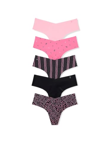 Image of Victoria's Secret Women's No-Show Thong Panties, Underwear Pack