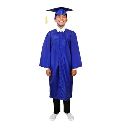 Image of ITSMYCOSTUME Convocation Graduation Gown Costume Dress for Kids Complete Set (Gown,Cap) for Boys & Girls