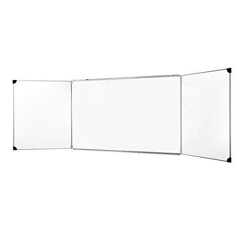 Tableau triptyque blanc magnétique 120x400cm