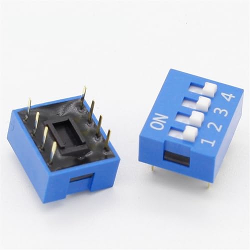 Interruptor DIP de 8 pines paso 2,54mm IMC ideal para talleres de robótica y makers