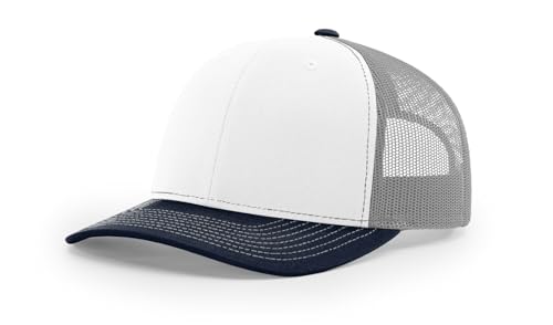 Image of Richardson 112 Trucker Hat - Premium Blank Baseball Cap, Adjustable Snapback Hat - Structured Six Panel Richardson Blank Hats