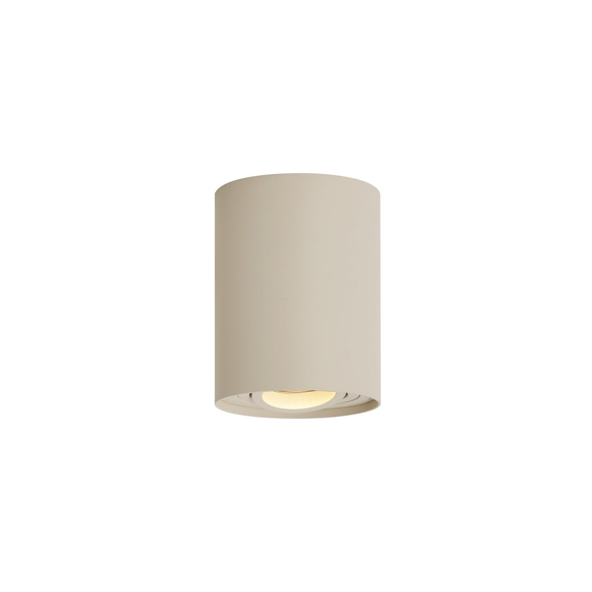 Qazqa Verstellbarer Deckenstrahler, Deckenspot - 108444 - Beige, max. 10W, Geeignet für LED, 10cm, Ideal als Flur, Küche lampe, Schlafzimmerlampe und Wohnzimmerlampe, Im 4er-Set.