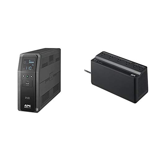 APC UPS, 1350VA Sinewave UPS Battery Backup & Surge Protector & UPS, 425VA UPS Battery Backup Surge Protector, BE425M Backup Battery Power Supply, Back-UPS Series