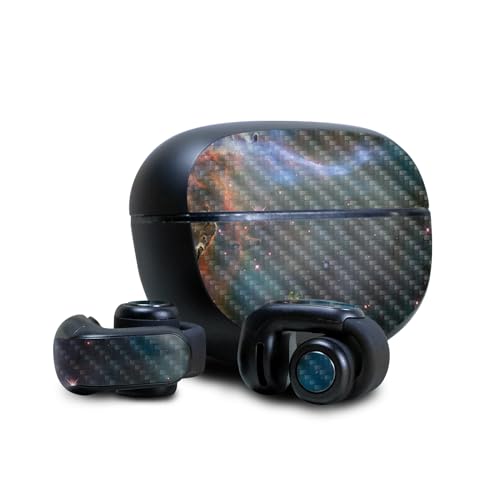 Image of Carbon Fiber Skin Compatible with Bose Ultra Open Earbuds - Eagle Nebula - Premium 3M Vinyl Protective Wrap Decal Cover - Easy to Apply | Crafted in The USA by MightySkins